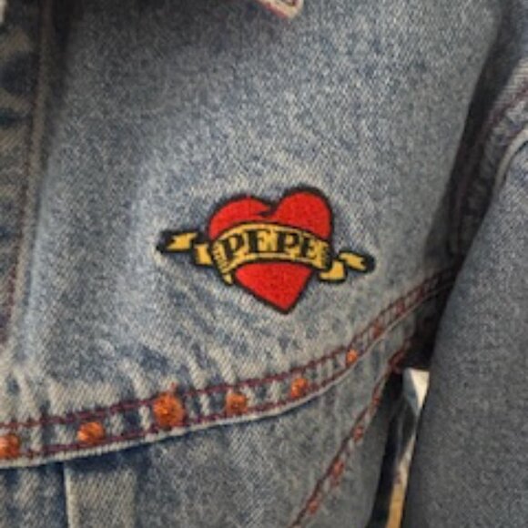 Vintage cartoon jean jacket - Picture 2 of 7